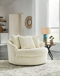 Lindyn Oversized Swivel Accent Chair - Rooms For Less Furniture Outlet