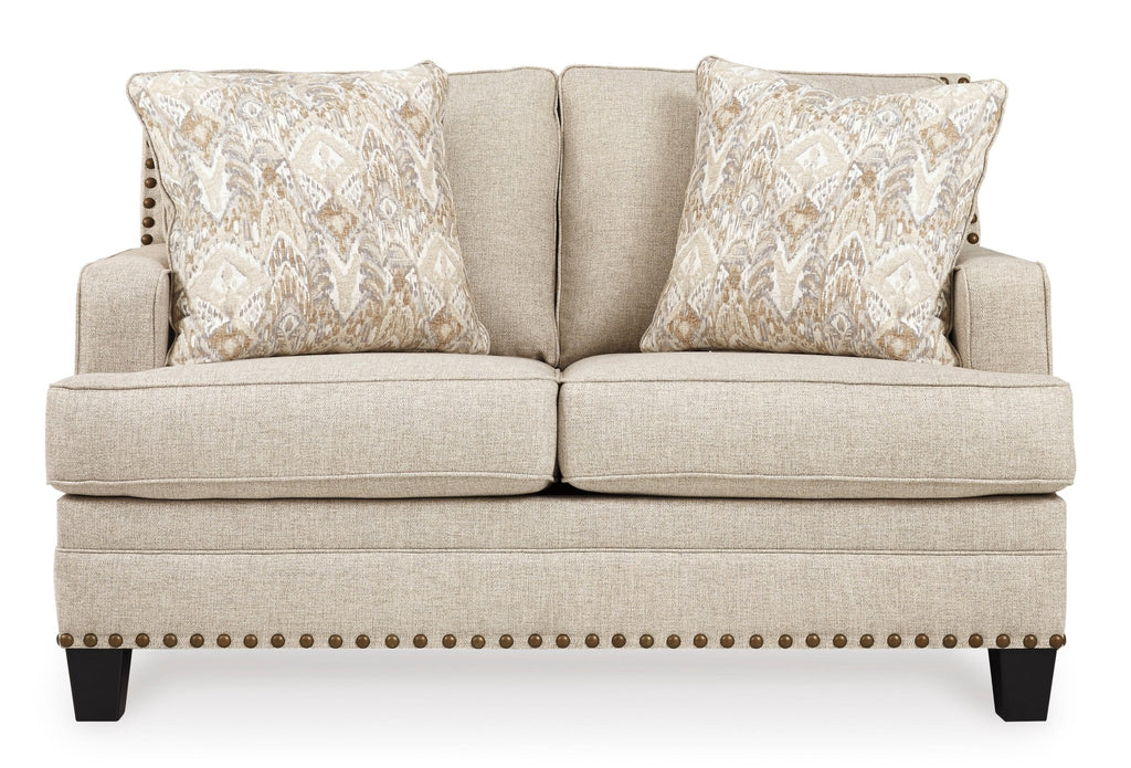 Loveseat with Nailhead Trim - Rooms For Less Furniture Outlet