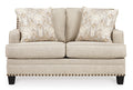 Loveseat with Nailhead Trim - Rooms For Less Furniture Outlet