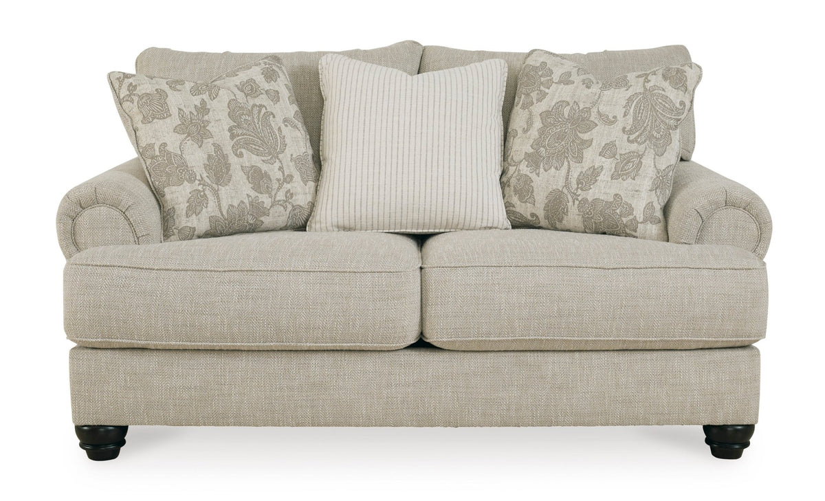 Loveseat with Rolled Arms - Rooms For Less Furniture Outlet