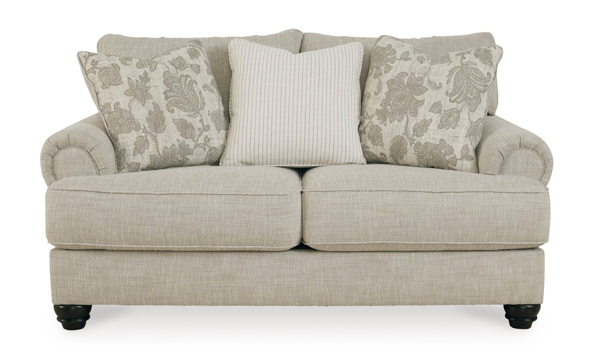 Loveseat with Rolled Arms - Rooms For Less Furniture Outlet