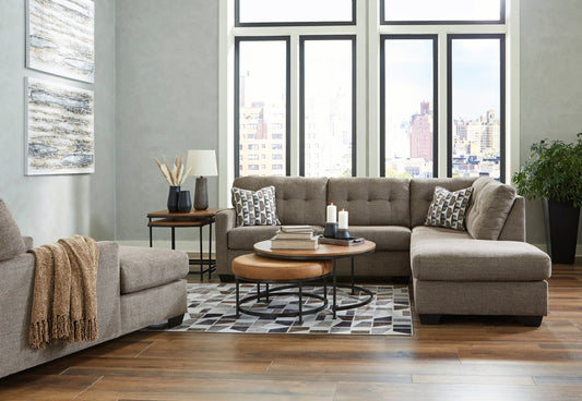 Mahoney 2 - Piece Sectional with Chaise - Rooms For Less Furniture Outlet