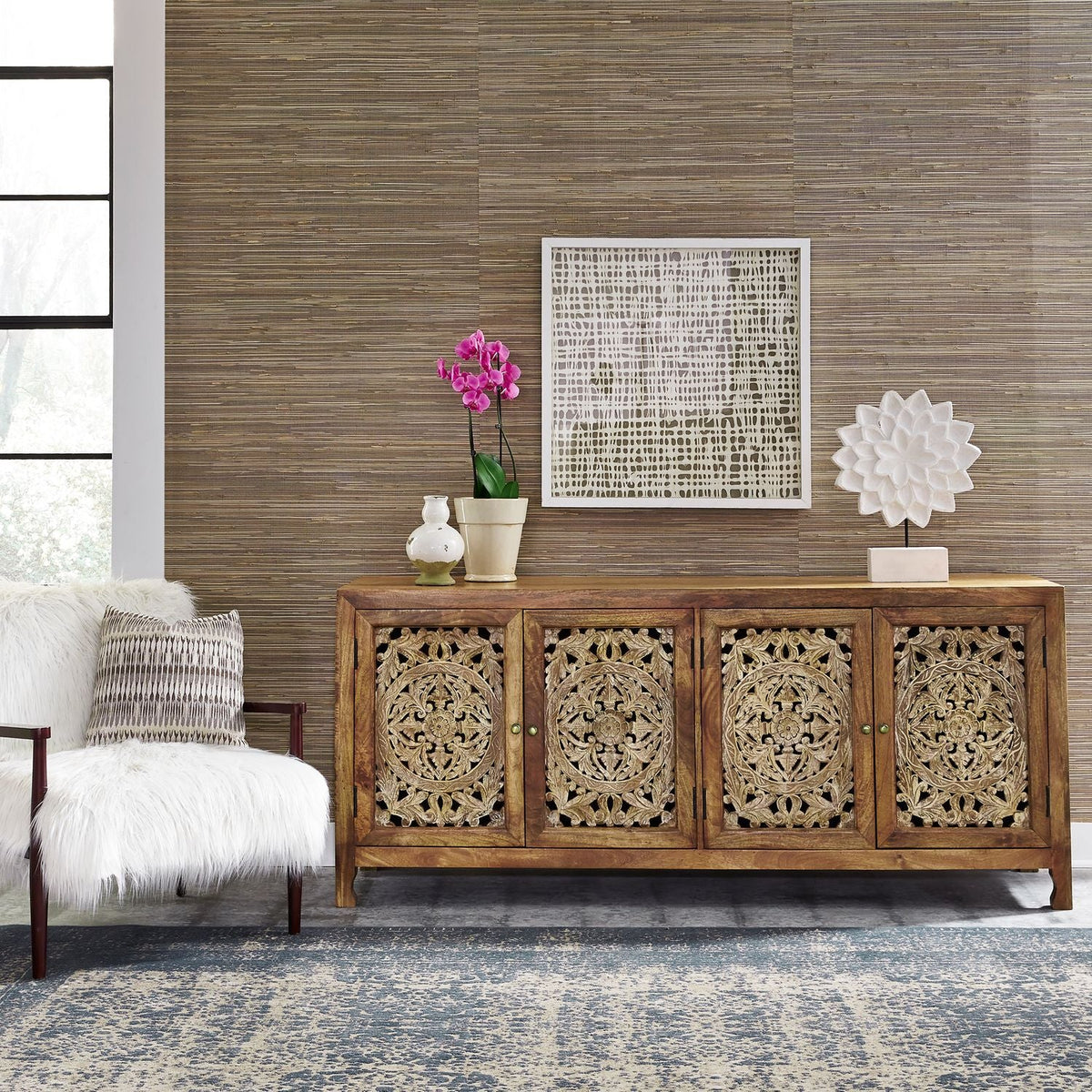 Marisol 74” Accent TV Console - Rooms For Less Furniture Outlet