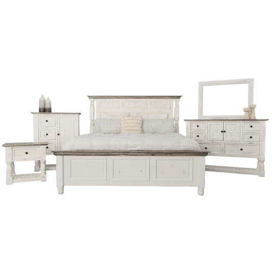 Martha Custom King Panel Bedroom Set - Rooms For Less Furniture Outlet