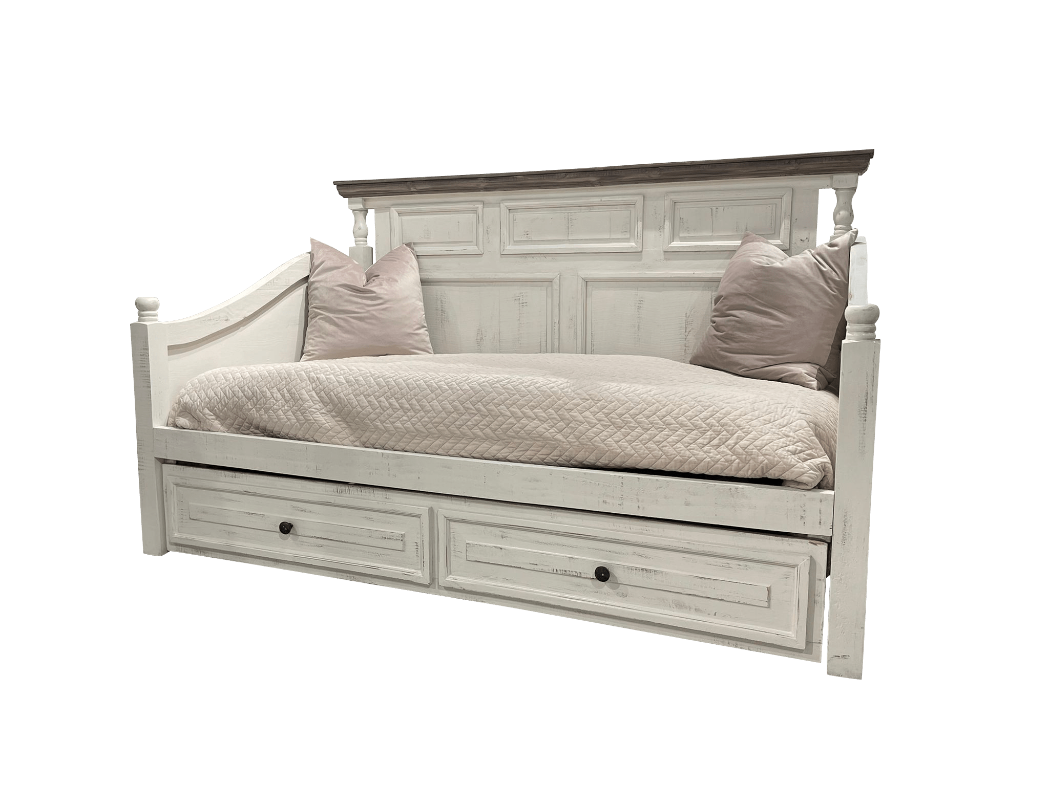 Martha Solid Wood Daybed w/Trundle - Rooms For Less Furniture Outlet