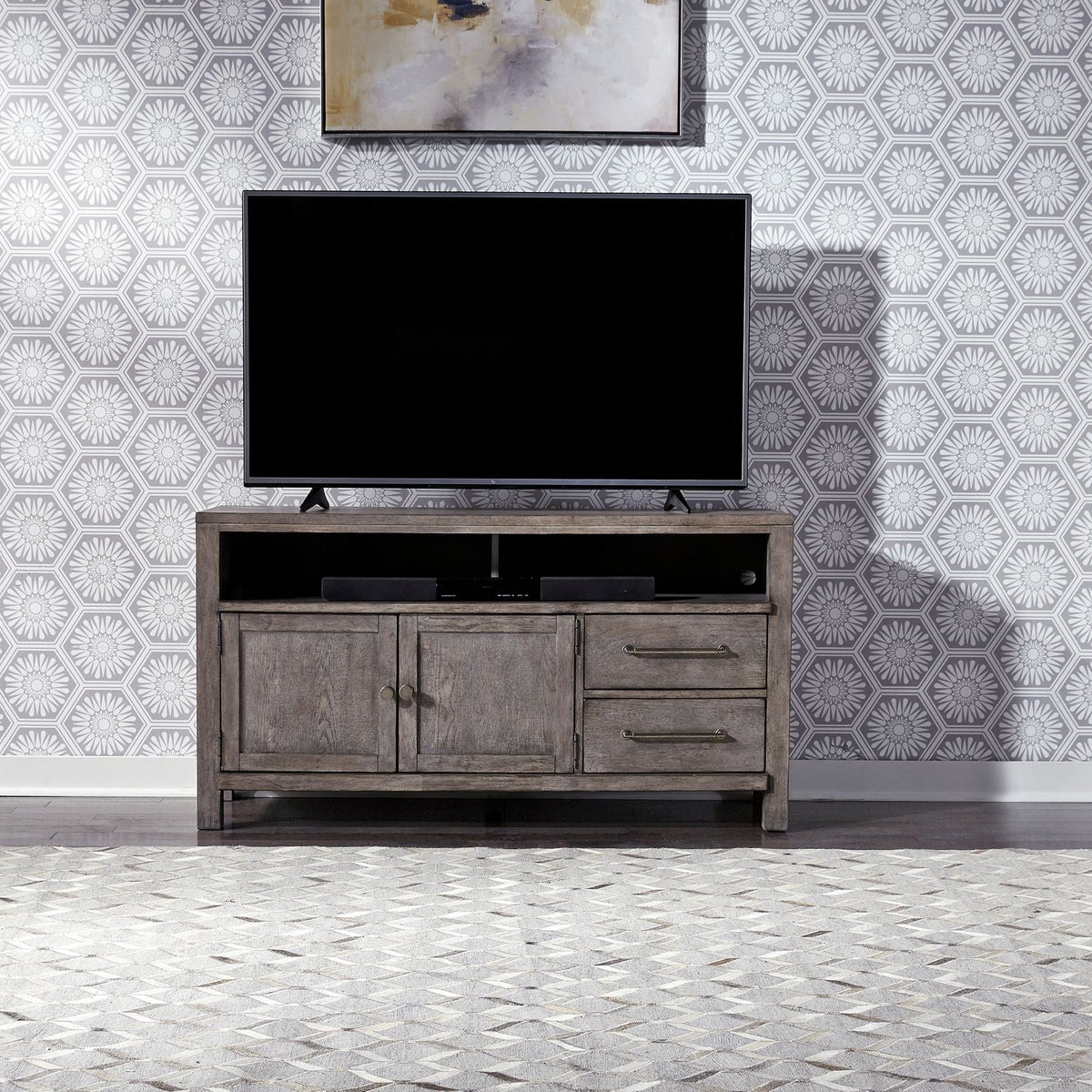 Modern Farmhouse 56" TV Console - Rooms For Less Furniture Outlet