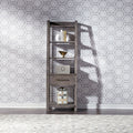 Modern Farmhouse Leaning Bookcase - Rooms For Less Furniture Outlet