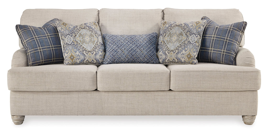 Queen Sofa Sleeper with English Arms - Rooms For Less Furniture Outlet