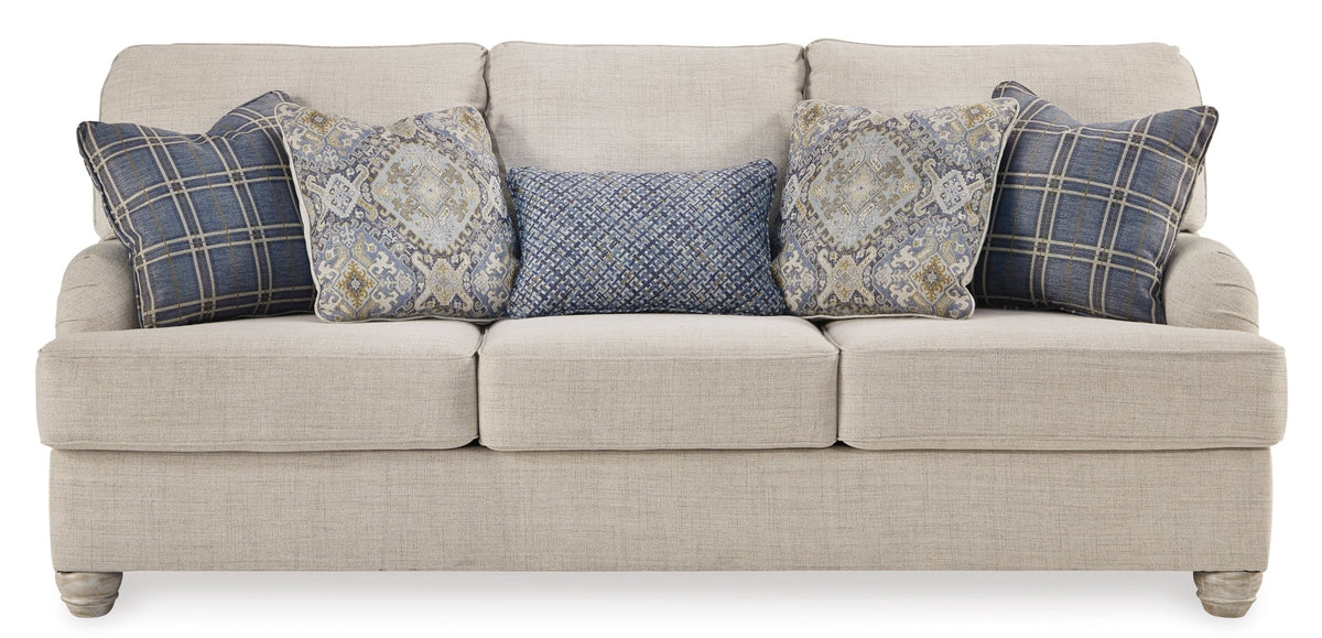 Queen Sofa Sleeper with English Arms - Rooms For Less Furniture Outlet