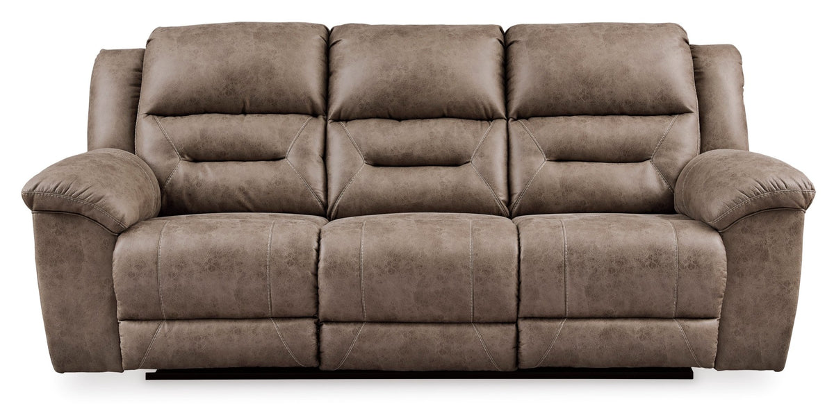 Stoneland Power Reclining Sofa - Rooms For Less Furniture Outlet