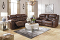 Stoneland Power Reclining Sofa and Loveseat - Rooms For Less Furniture Outlet