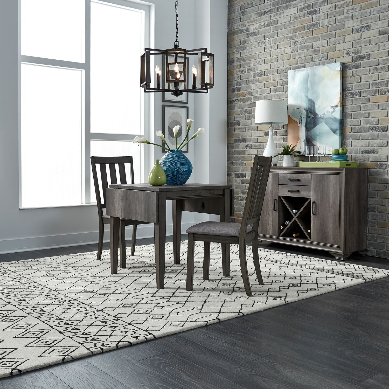 Tanners Creek 3pc Drop Leaf Set - Rooms For Less Furniture Outlet