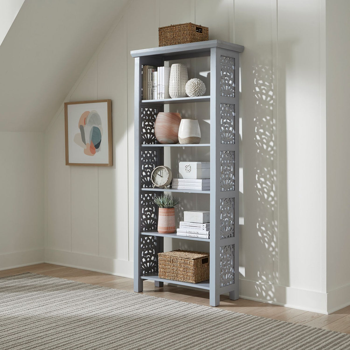 Trellis Lane Accent Bookcase - Rooms For Less Furniture Outlet