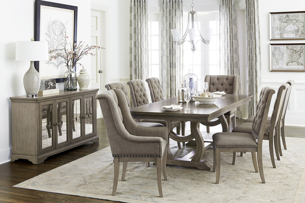 Vermillion Server with Mirrored Door - Rooms For Less Furniture Outlet