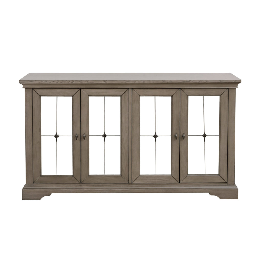 Vermillion Server with Mirrored Door - Rooms For Less Furniture Outlet