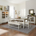 Whitney 6pc Rectangular Table Set - Rooms For Less Furniture Outlet