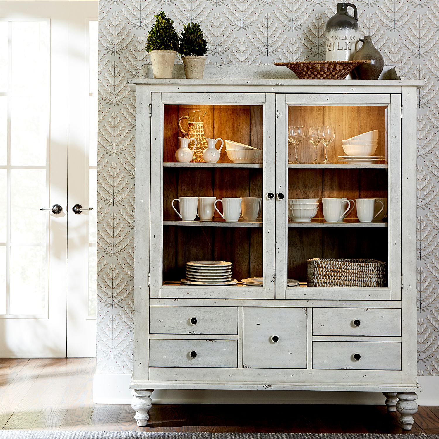 Whitney Display Cabinet - Rooms For Less Furniture Outlet